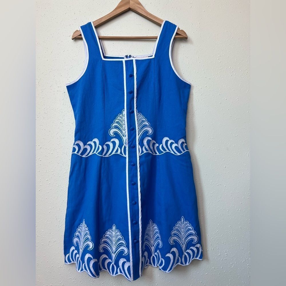 NWT CIEBON Cristi Embroidered A- Line Dress Size M